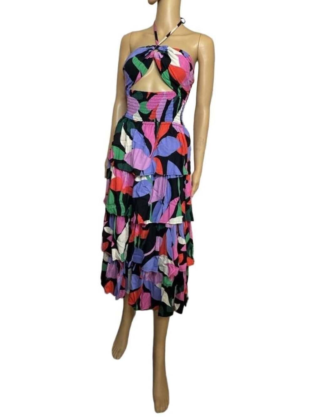 Roxane. Halter Neck Midi Dress – ELF